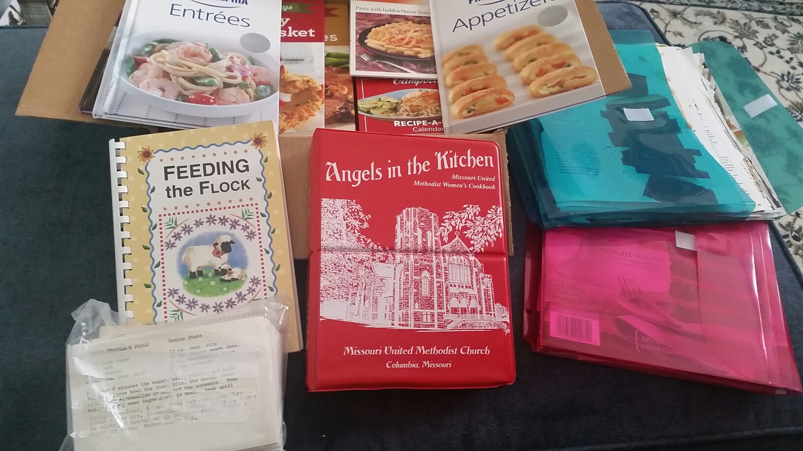 Cookbooks of all shapes and sizes
